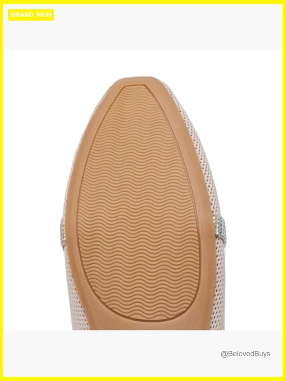 Women's Square Toe Mary Jane Ballet Flats Cross Strap Washable Knit Comfortable - Picture 5 of 7